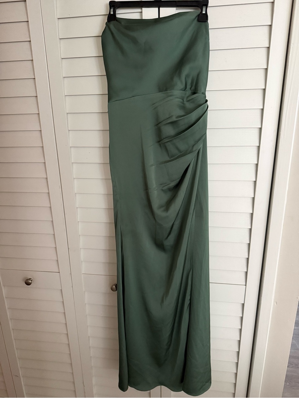 Strapless Azazie Eucalyptus ‘Leonis’ Bridesmaid Dress